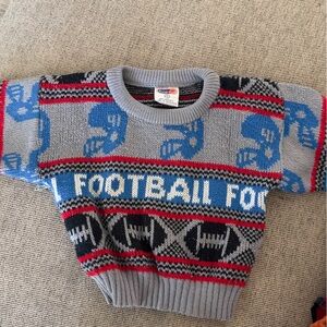 Vintage POPSICLE football Christmas sweater